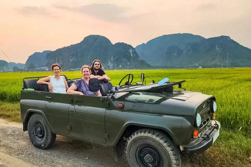 From Hanoi: Ninh Binh Full-Day Jeep Tour (Tam Coc, Hang Mua…)